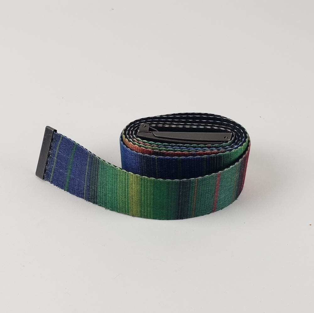 Zumiez Rainbow Polyester Webbing Belt
